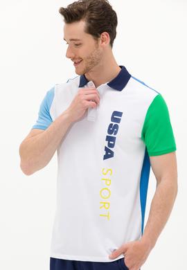 Erkek Beyaz Polo Yaka Tişört - 50263442005