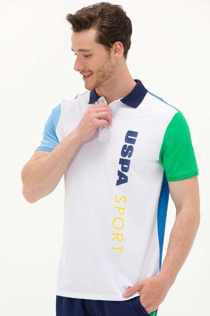 Erkek Beyaz Polo Yaka Tişört