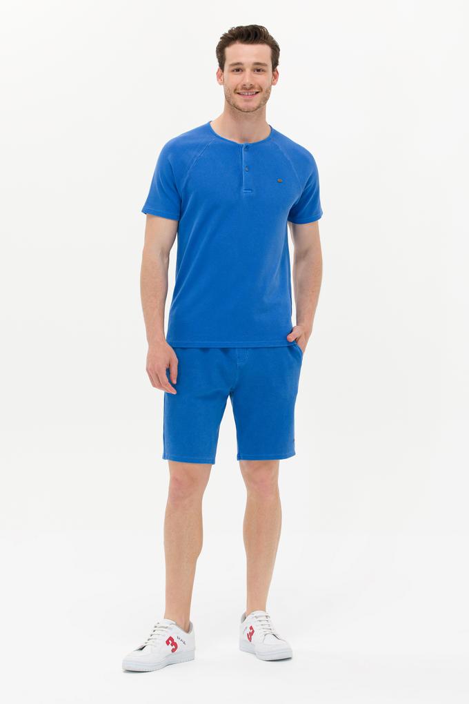 Erkek Saks Örme Şort