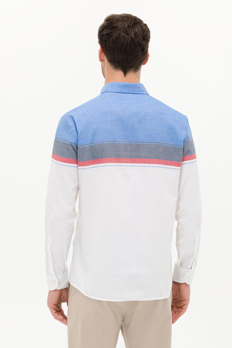 Erkek Beyaz Uzun Kollu Gömlek - 50263129001