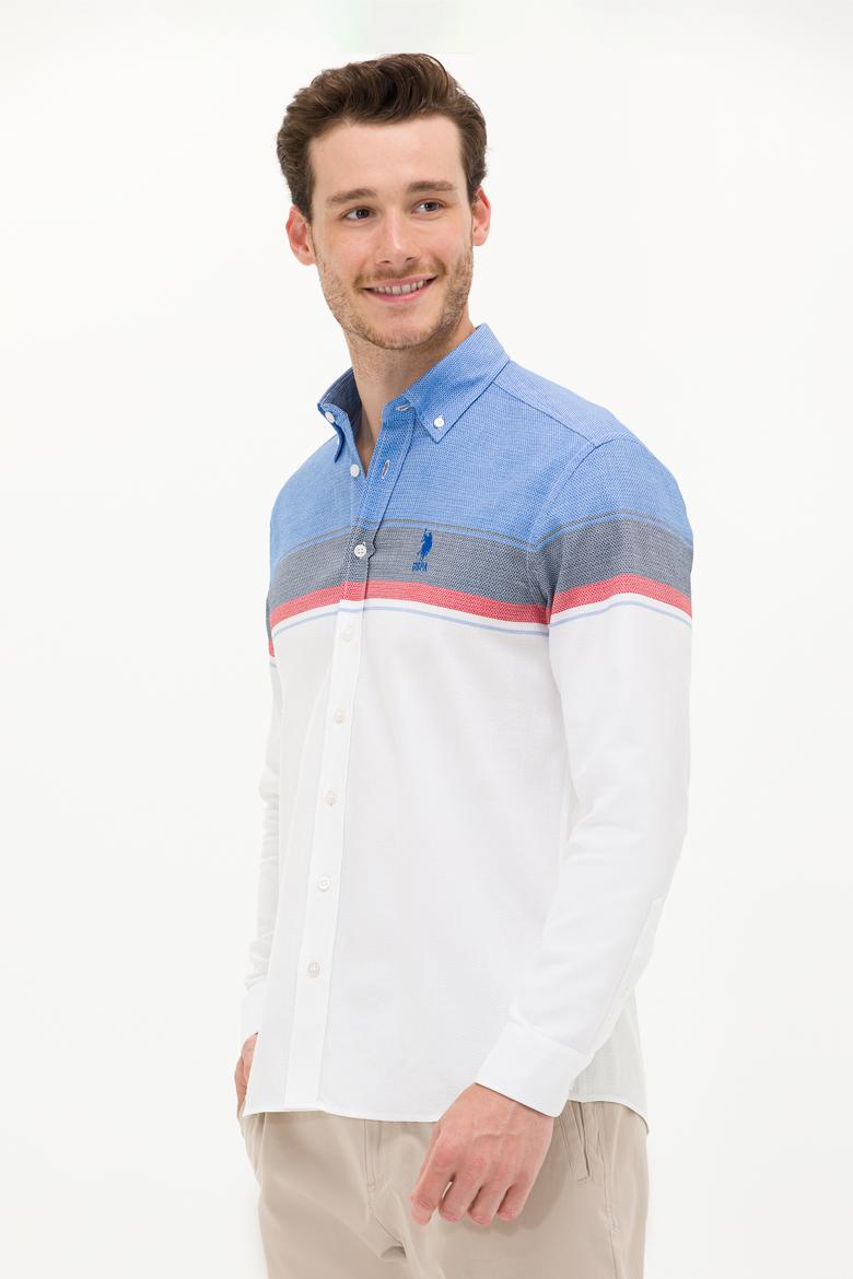 Erkek Beyaz Uzun Kollu Gömlek