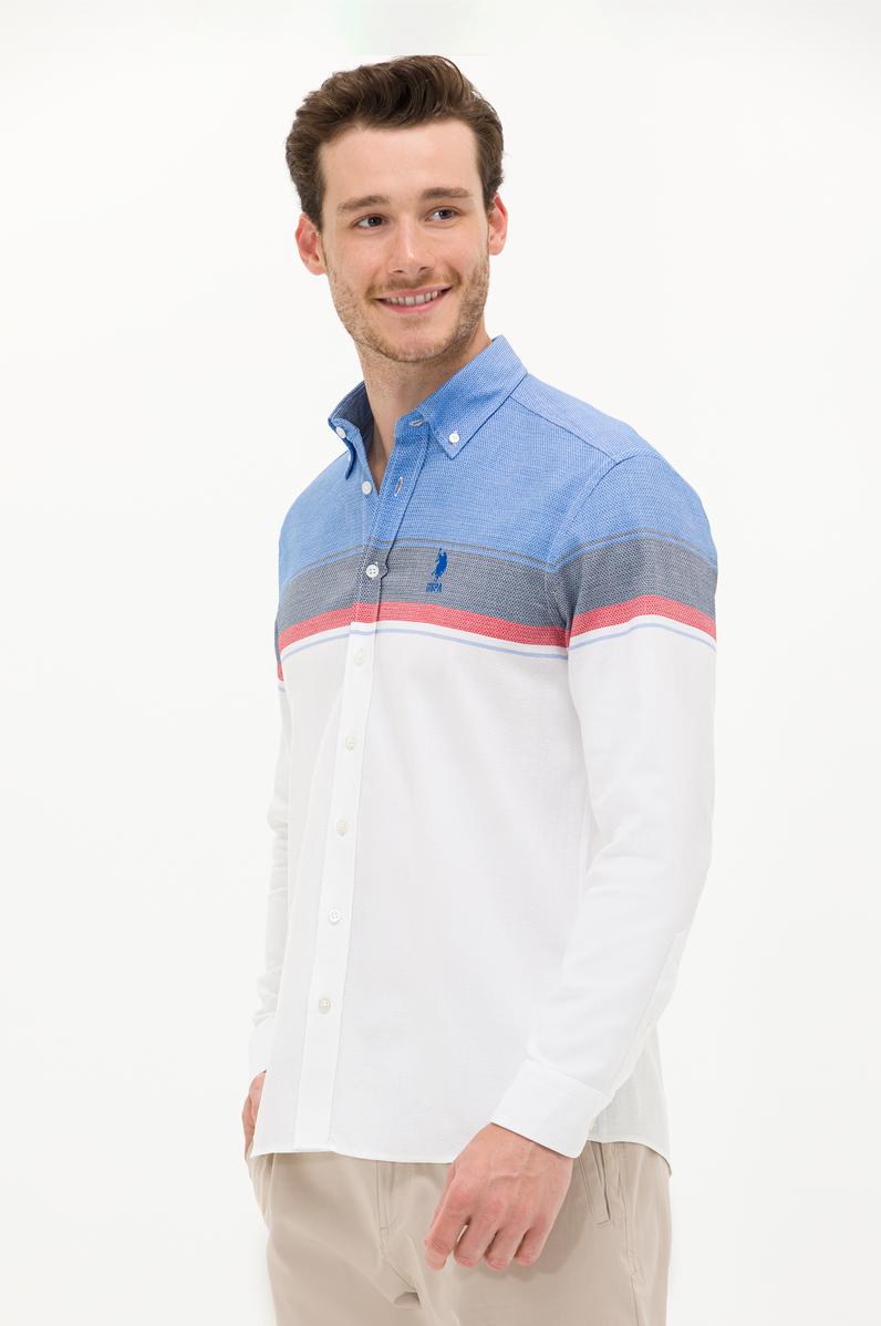 Erkek Beyaz Uzun Kollu Gömlek