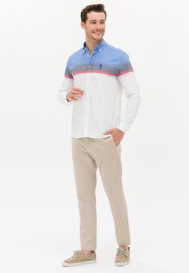 Erkek Beyaz Uzun Kollu Gömlek - 50263129001