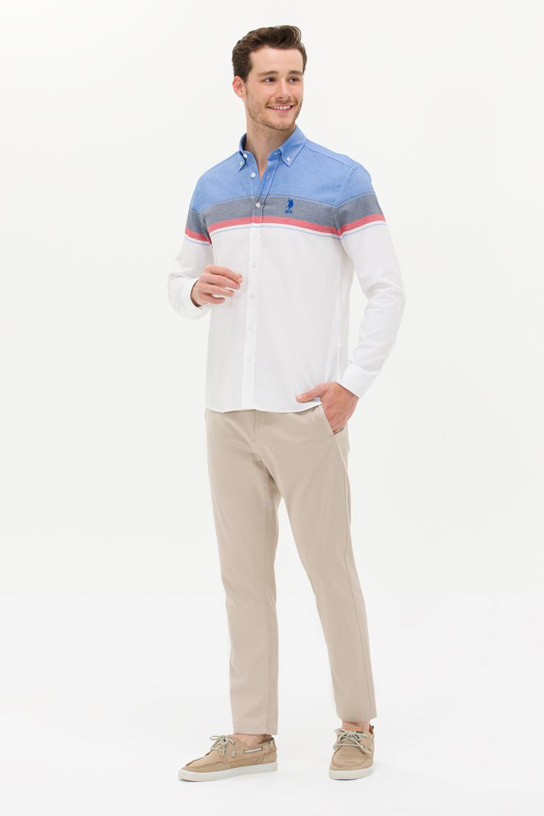 Erkek Beyaz Uzun Kollu Gömlek - 50263129001