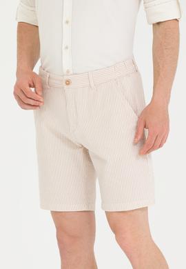 Erkek Camel Dokuma Şort - 50263829003