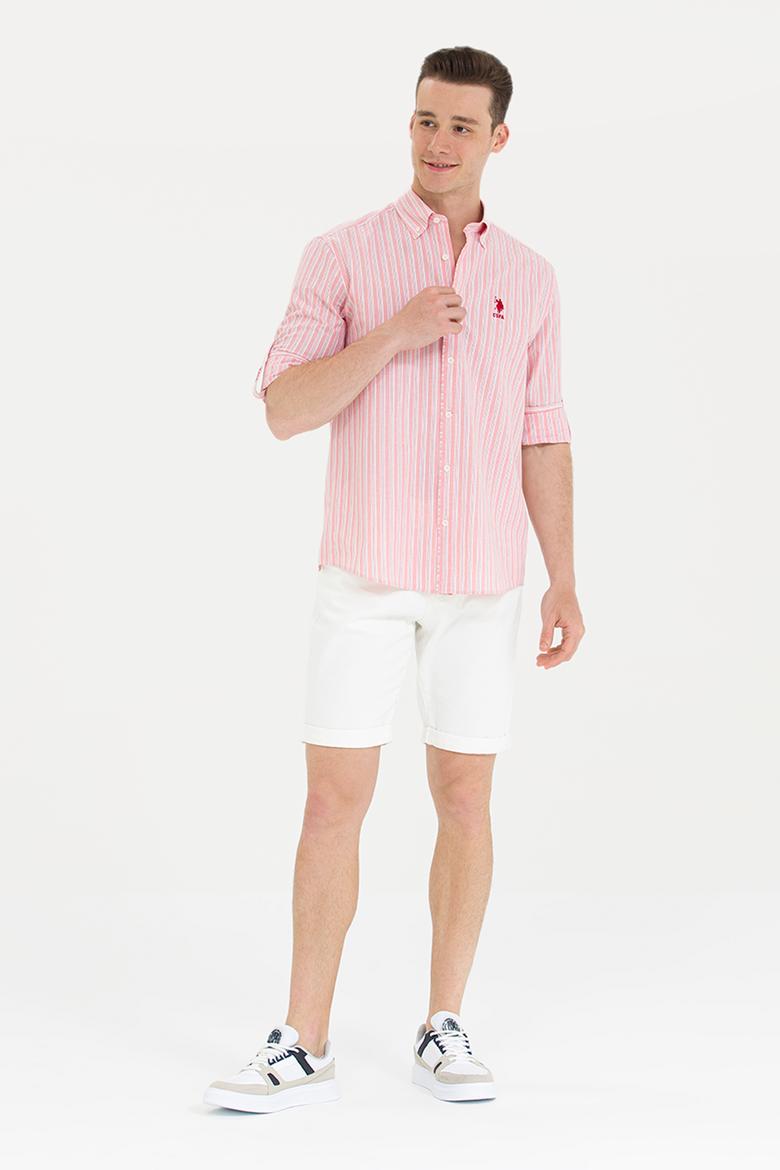 Erkek Beyaz Jean Şort