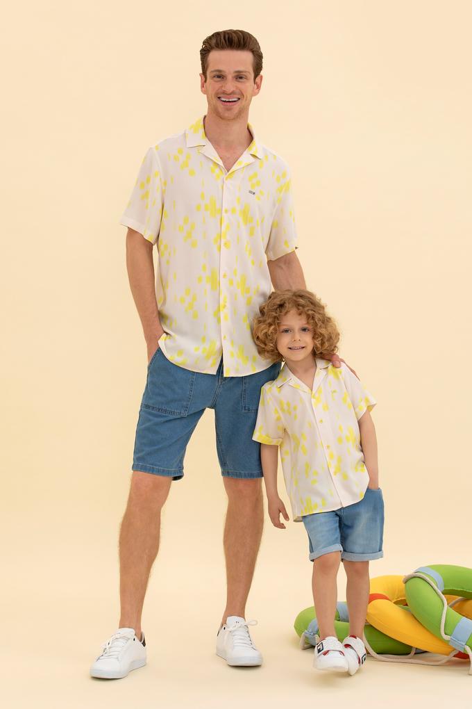 Erkek Açık Mavi Jean Şort