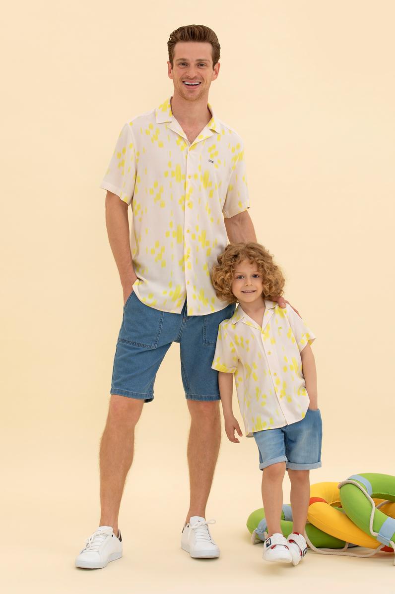 Erkek Açık Mavi Jean Şort