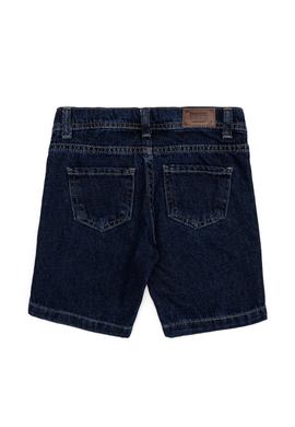 Erkek Çocuk Koyu Mavi Jean Şort - 50254443010