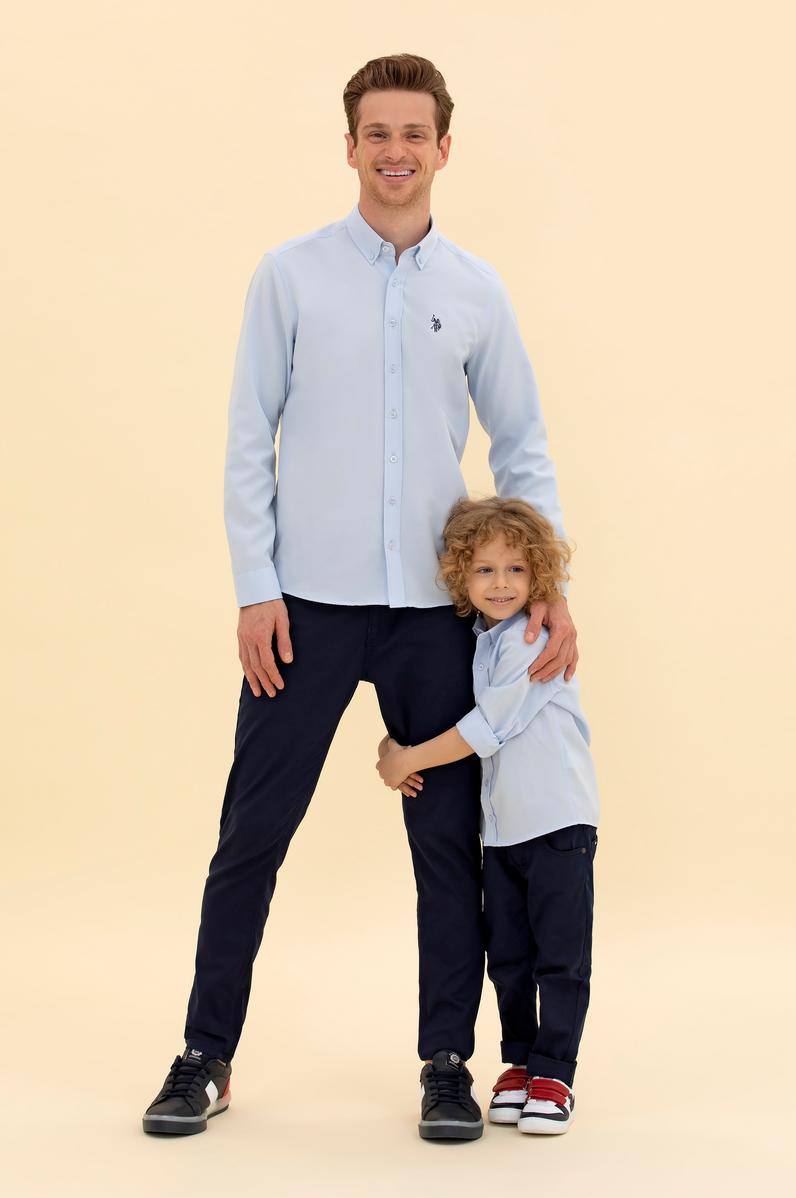 Erkek Lacivert Kanvas Pantolon