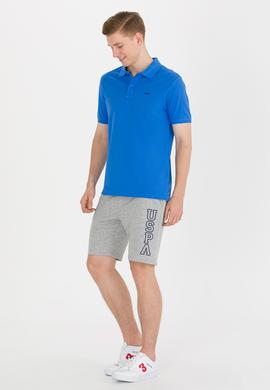 Erkek Gri Melanj Örme Şort - 50265070016