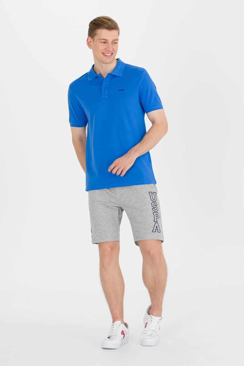 Erkek Gri Melanj Örme Şort - 50265070016