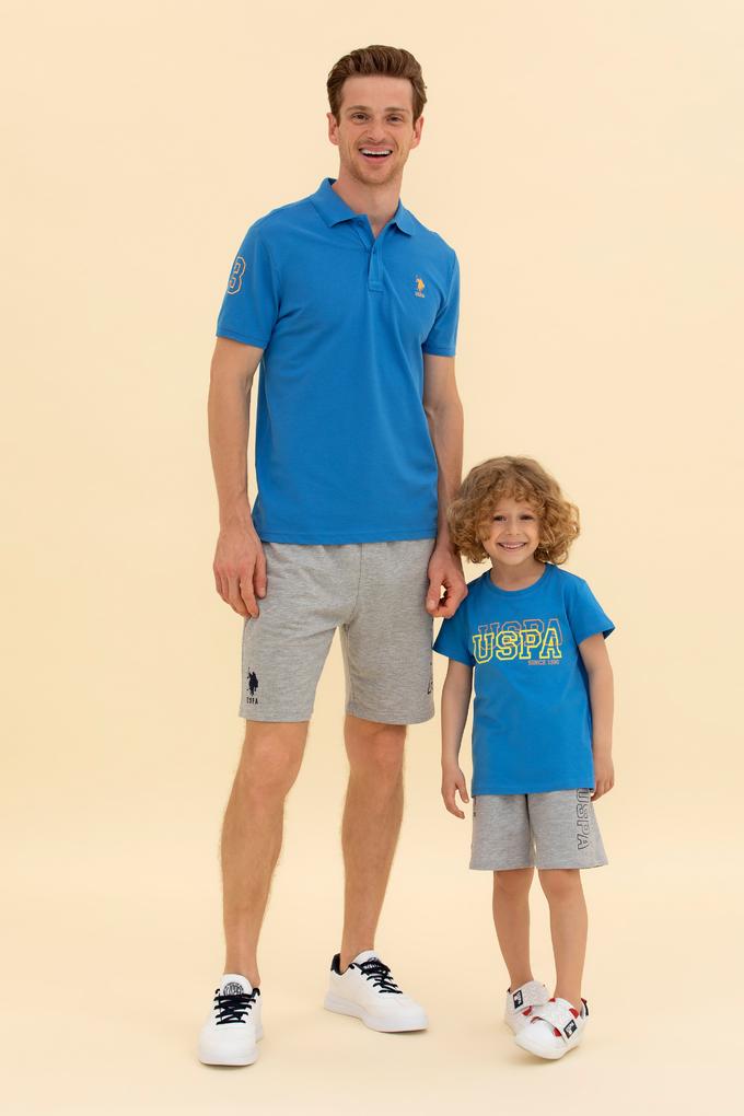 Erkek Saks Basic Polo Yaka Tişört