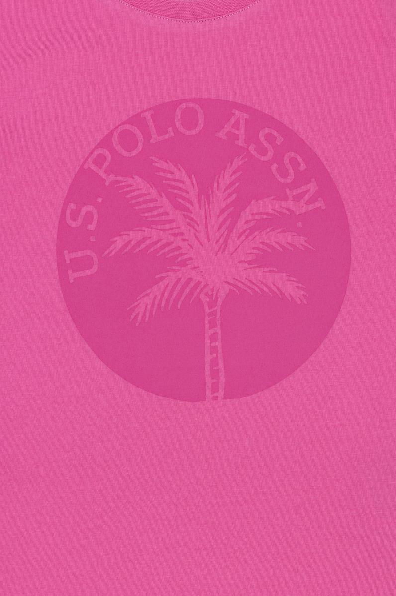 Çocuk Pembe Bisiklet Yaka Tişört