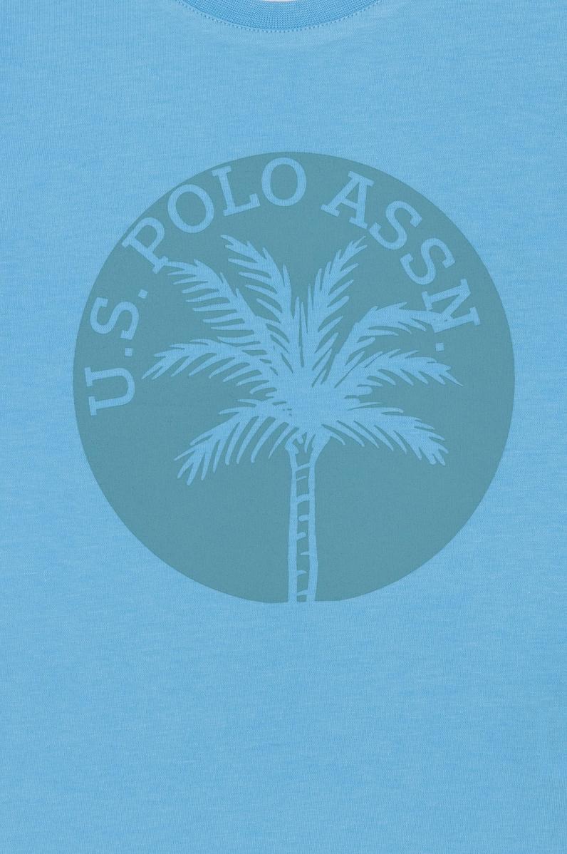 Çocuk Turkuaz Bisiklet Yaka Tişört