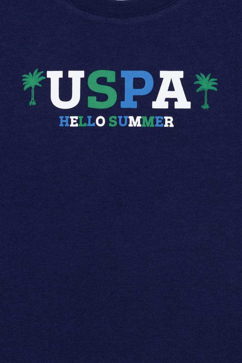 Çocuk Lacivert Bisiklet Yaka Tişört - 50266018005