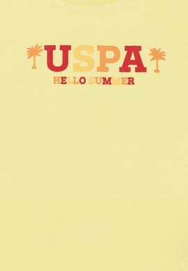 Çocuk Açık Sarı Bisiklet Yaka Tişört - 50266018012