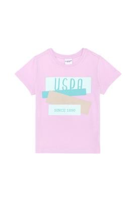 Çocuk Manolya Bisiklet Yaka Tişört - 50266021012