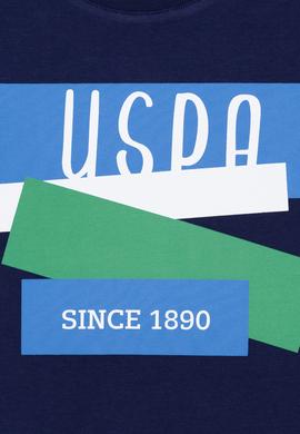 Çocuk Lacivert Bisiklet Yaka Tişört - 50266021007