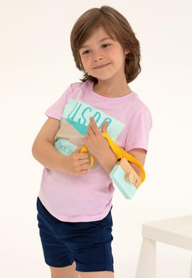 Çocuk Manolya Bisiklet Yaka Tişört - 50266021012