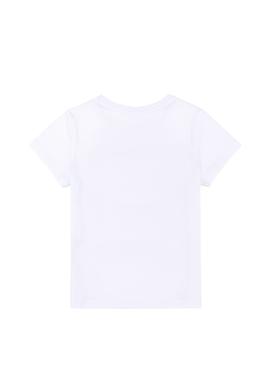 Çocuk Beyaz Bisiklet Yaka Tişört - 50266021049