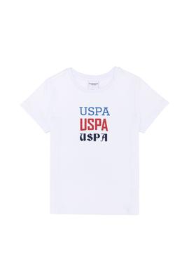 Çocuk Beyaz Bisiklet Yaka Tişört - 50266022004