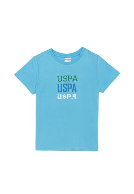 Çocuk Turkuaz Bisiklet Yaka Tişört - 50266022023