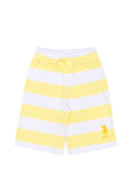 Çocuk Sarı Örme Şort - 50265956025