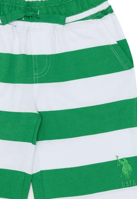 Çocuk Yeşil Örme Şort - 50265956045