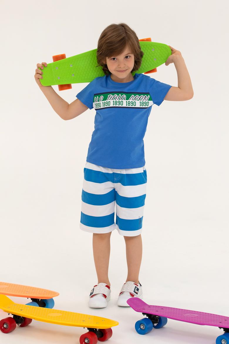 Çocuk Saks Bisiklet Yaka Tişört - 50266011016