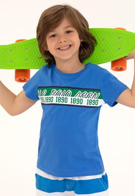 Çocuk Saks Bisiklet Yaka Tişört - 50266011016