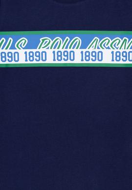 Çocuk Lacivert Bisiklet Yaka Tişört - 50266011011