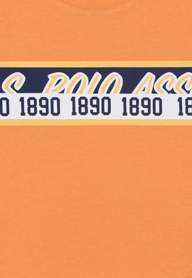 Çocuk Turuncu Bisiklet Yaka Tişört - 50266011023