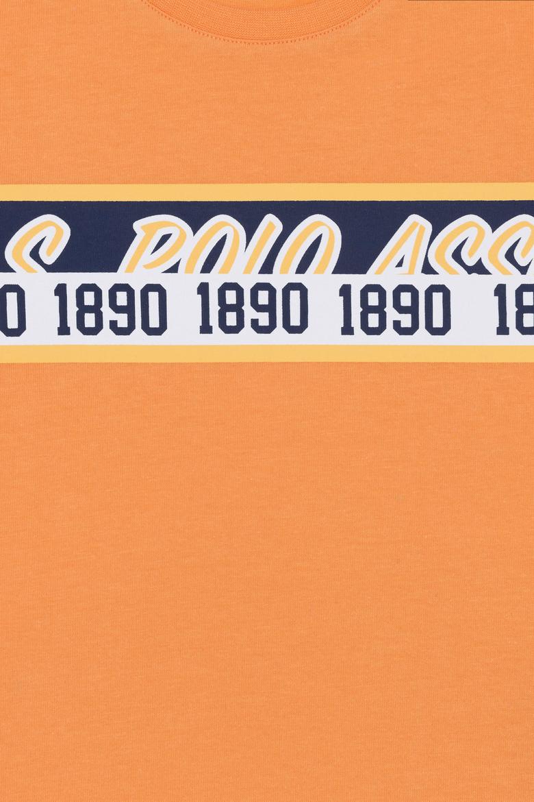 Çocuk Turuncu Bisiklet Yaka Tişört - 50266011023