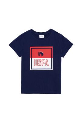 Çocuk Lacivert Bisiklet Yaka Tişört - 50266019033