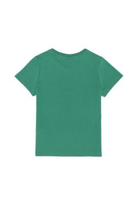 Çocuk Yeşil Bisiklet Yaka Tişört - 50266021036