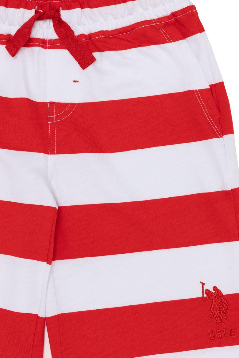 Çocuk Kırmızı Örme Şort - 50265956010