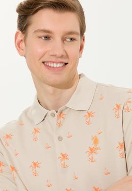 Erkek Taş Polo Yaka Tişört - 50265054009