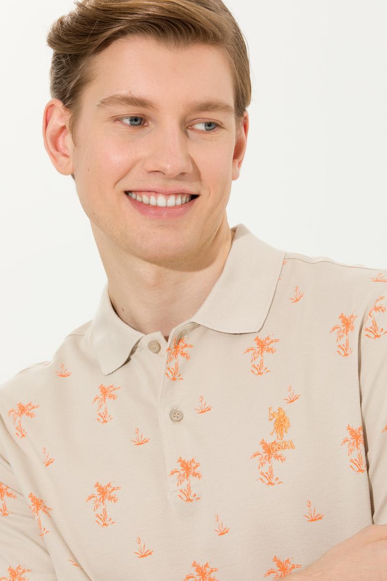 Erkek Taş Polo Yaka Tişört - 50265054009