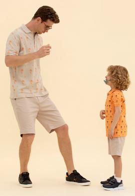 Erkek Taş Polo Yaka Tişört - 50265054009