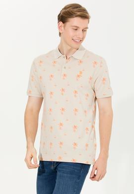 Erkek Taş Polo Yaka Tişört - 50265054009