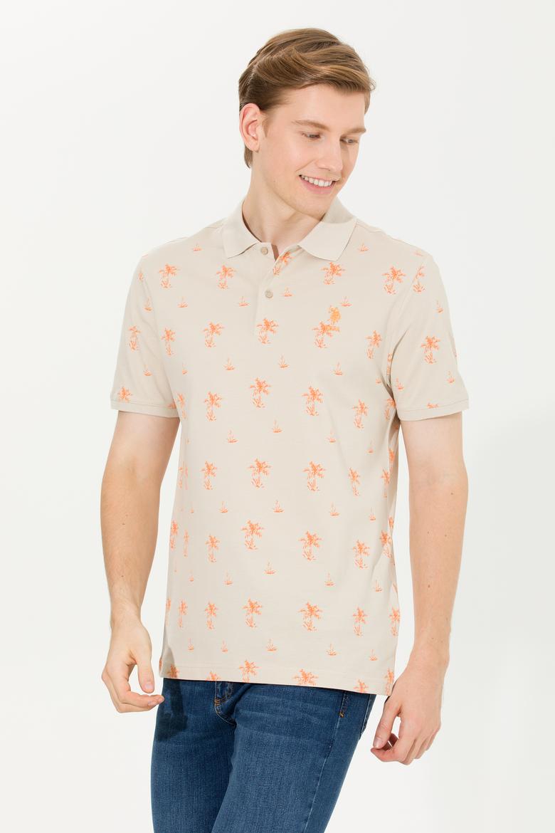 Erkek Taş Polo Yaka Tişört - 50265054009