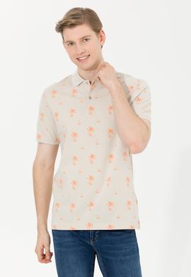 Erkek Taş Polo Yaka Tişört - 50265054009