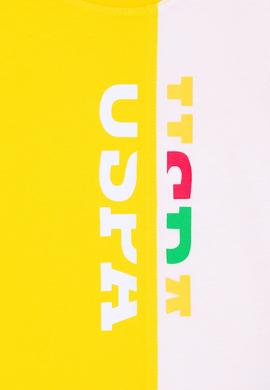 Çocuk Sarı Bisiklet Yaka Tişört - 50265959005