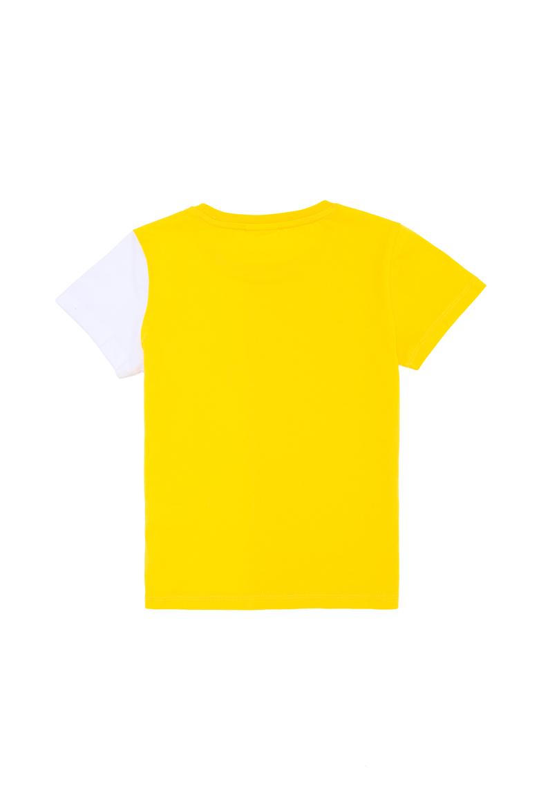 Çocuk Sarı Bisiklet Yaka Tişört - 50265959005