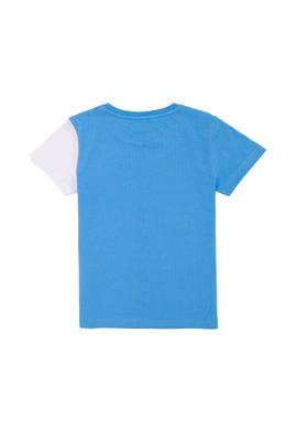 Çocuk Turkuaz Bisiklet Yaka Tişört - 50265959015