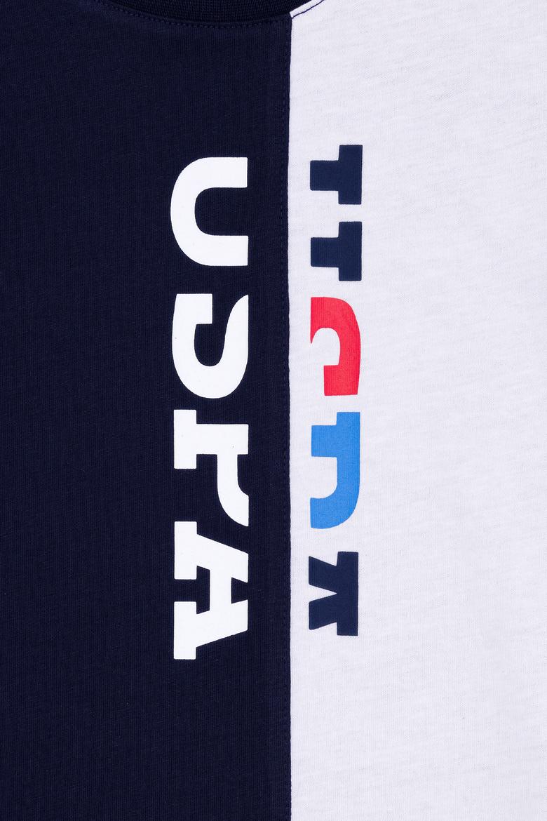 Çocuk Lacivert Bisiklet Yaka Tişört - 50265959023