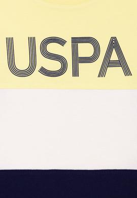 Çocuk Açık Sarı Bisiklet Yaka Tişört - 50265974008