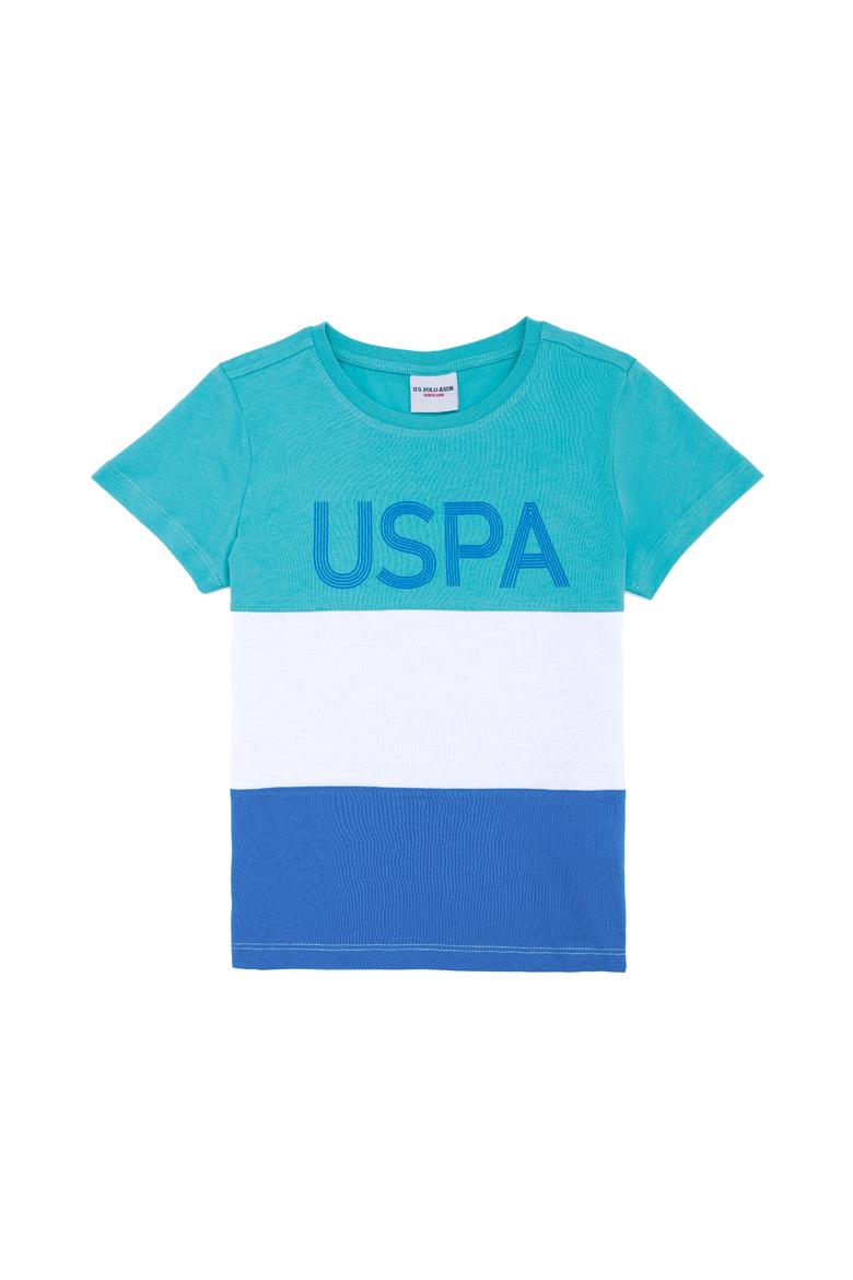 Çocuk Mint Yeşili Bisiklet Yaka Tişört - 50265974021