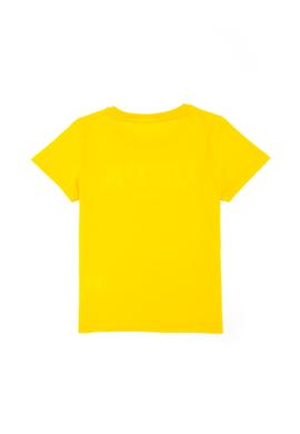 Çocuk Sarı Bisiklet Yaka Tişört - 50265978003